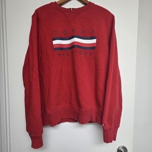Tommy Hilfiger Red Men's Sweater